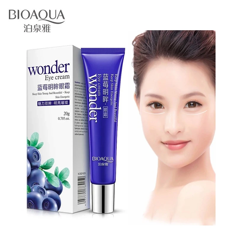 BIOAQUA Blueberry Lighting Eyes Gel Anti Wrinkle Eye Bags Cream Anti-Puffiness Dark Circle Anti-Aging Moisturizing Creams Care
BIOAQUA Blueberry Lighting Eyes Gel Anti Wrinkle Eye Bags Cream Anti-Puffiness Dark Circle Anti-Aging Moisturizing Creams Care