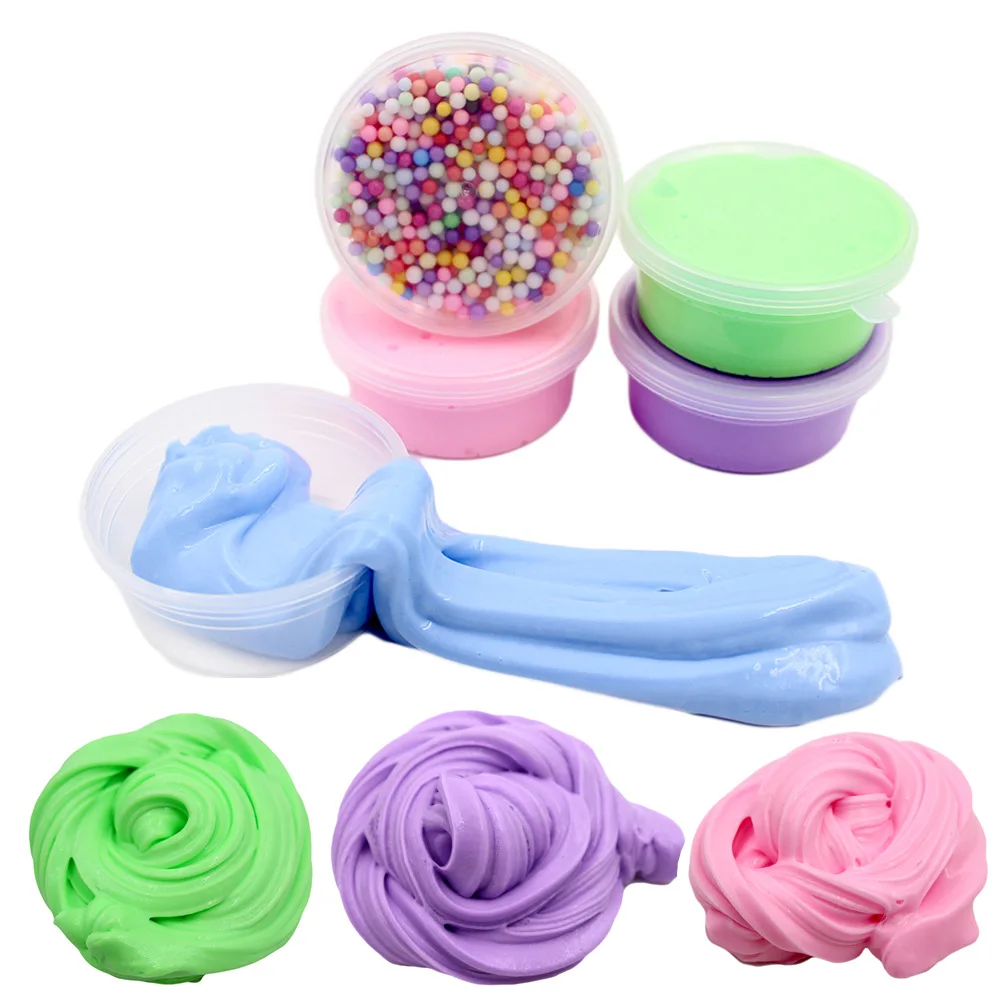 DIY Slime Baby Speelgoed Crystal Gekleurde Klei Modder Intelligente мягкая жвачка для рук слизистый пластилин