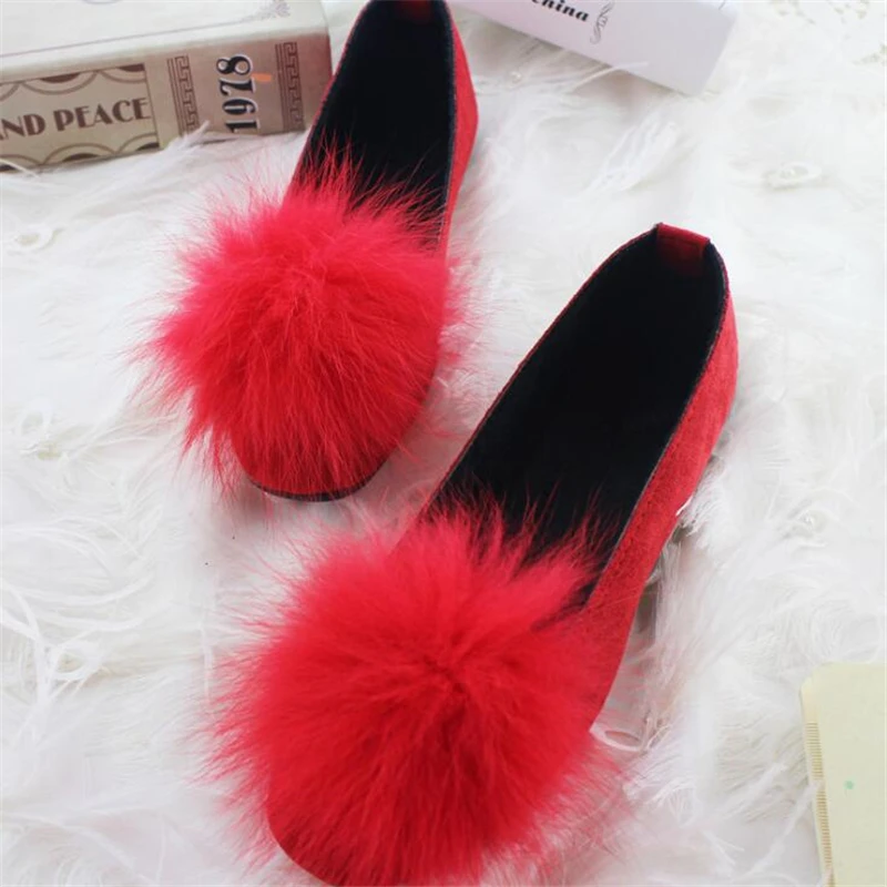 Fashion Women Flat Ballet Shoes Faux Fox Fur Square Toe Flats Shoes Elegant Comfortable Lady Feetwear Plus Size Women Shoes
Fashion Women Flat Ballet Shoes Faux Fox Fur Square Toe Flats Shoes Elegant Comfortable Lady Feetwear Plus Size Women Shoes