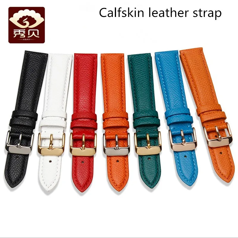 2018 Fashion Model Genuine Leather Watchband Colorful Litchi Grain Calfskin Strap with Pin Buckle 14 16 18 20mm Free Shipping
2018 Fashion Model Genuine Leather Watchband Colorful Litchi Grain Calfskin Strap with Pin Buckle 14 16 18 20mm Free Shipping