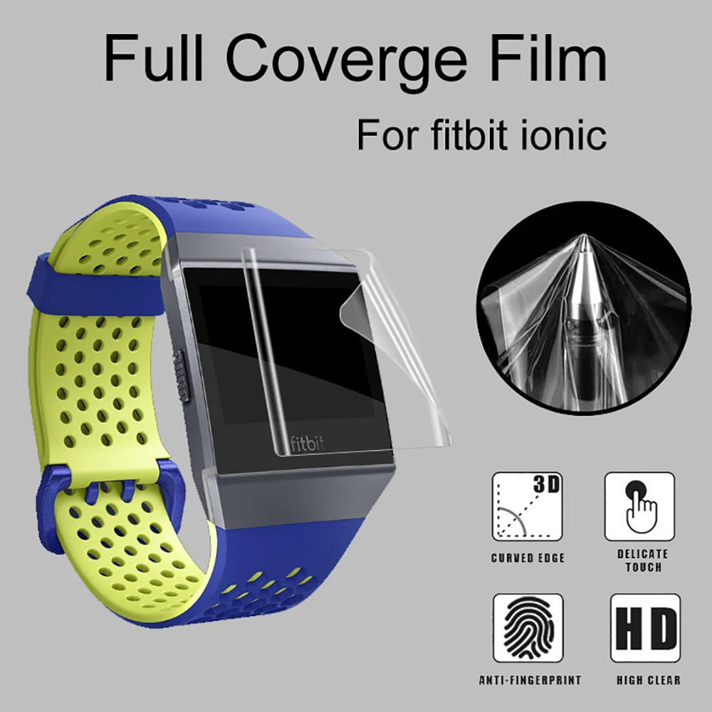 Soft PET Ultra Thin Screen Protector For Fitbit Ionic Watch Film HD Anti-scratch Screen Protector Anti-shock Guard
Soft PET Ultra Thin Screen Protector For Fitbit Ionic Watch Film HD Anti-scratch Screen Protector Anti-shock Guard
