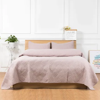 60s Fabric Cotton Bedspreads Quilt Set 3pcs Quality Embroidered Quilts 2 Pillowcase King Queen Size Quilted Coverlet CHAUSUB
60s Fabric Cotton Bedspreads Quilt Set 3pcs Quality Embroidered Quilts 2 Pillowcase King Queen Size Quilted Coverlet CHAUSUB