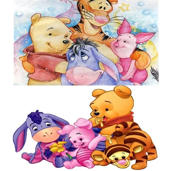 5D DIY Cartoon diamond painting Winnie the Pooh full round Rhinestone Painting Crystal Diamond Embroidery Mosaic Children's kits
5D DIY Cartoon diamond painting Winnie the Pooh full round Rhinestone Painting Crystal Diamond Embroidery Mosaic Children's kits