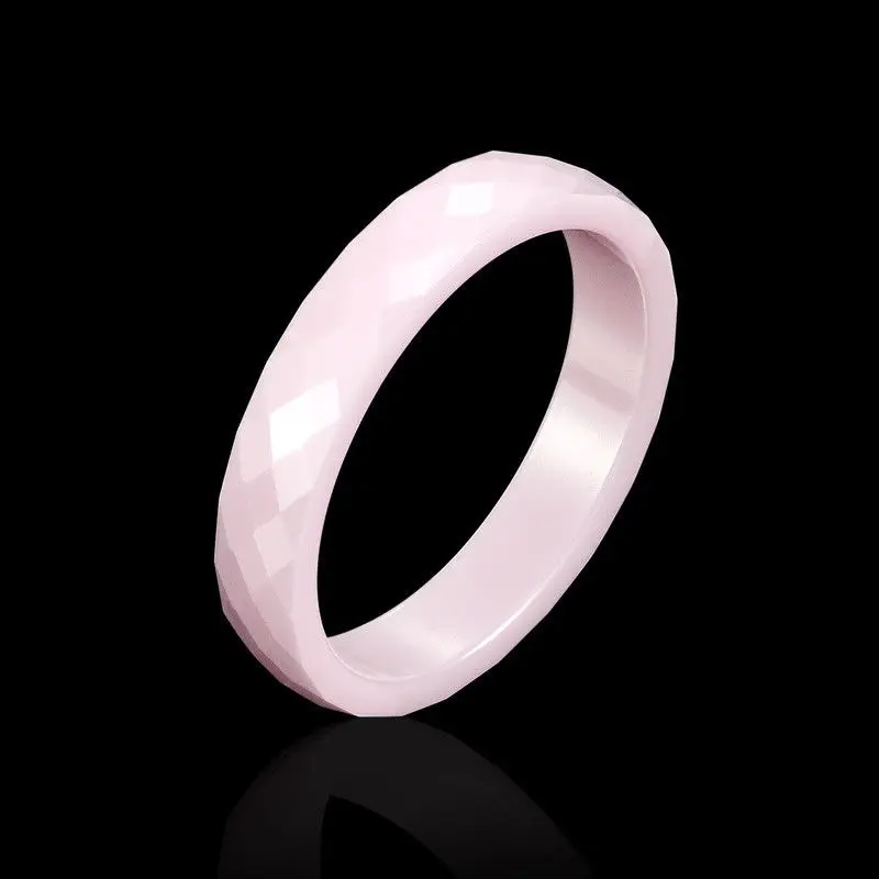 New 4mm Light Pink Black White Beautiful Hand Cut Ceramic Ring For Woman Top Quality Jewelry Without Scratches Woman Ring
New 4mm Light Pink Black White Beautiful Hand Cut Ceramic Ring For Woman Top Quality Jewelry Without Scratches Woman Ring