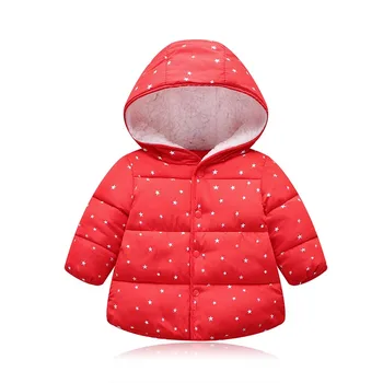 Christmas Winter Baby Girls Coats Hooded Star Pink Red Warmer Jackets Children's Girls clothing 1-2-3-4-5 years Kids Outerwear
Christmas Winter Baby Girls Coats Hooded Star Pink Red Warmer Jackets Children's Girls clothing 1-2-3-4-5 years Kids Outerwear