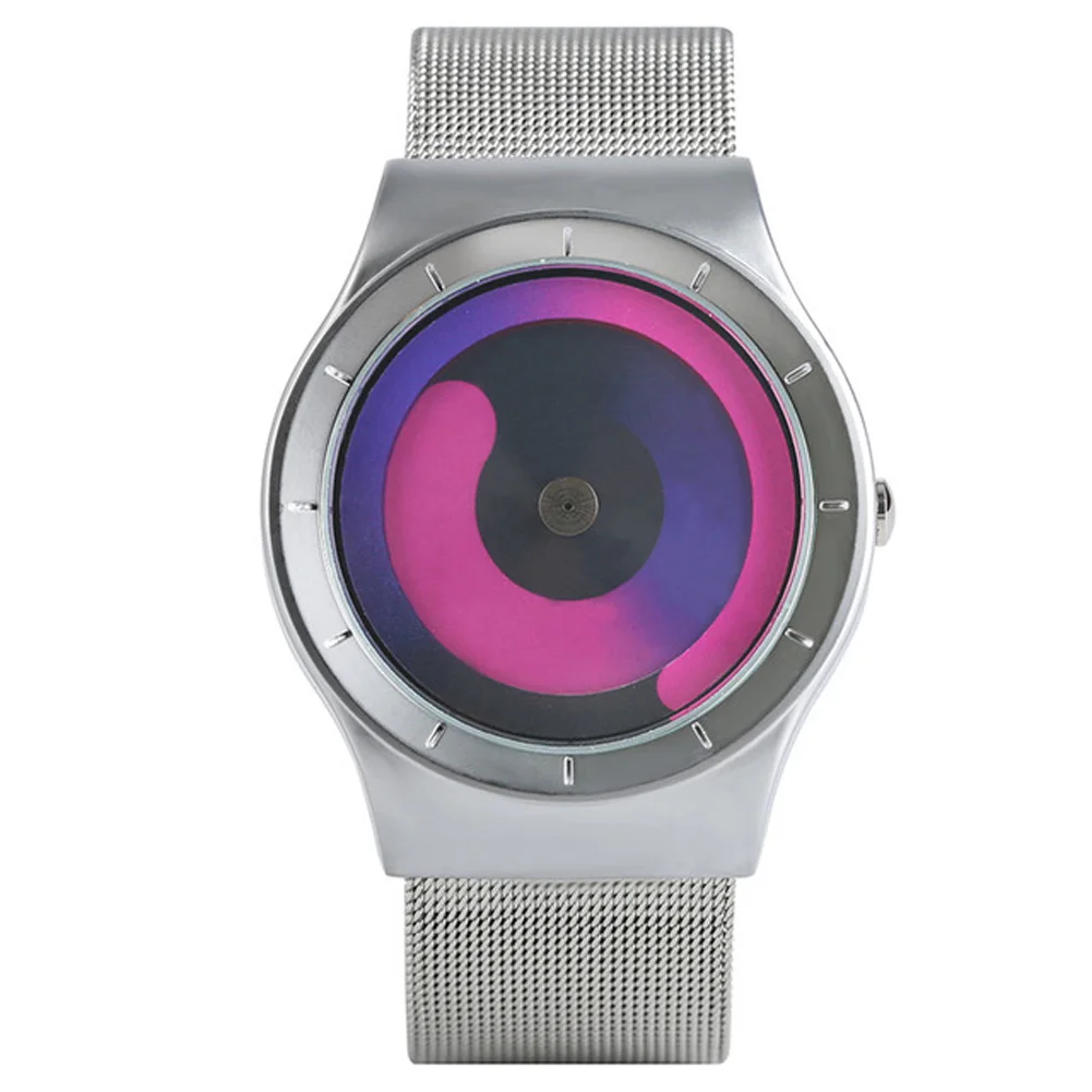 Unisex Unique Purple Gradual Change Color Turntable Watch Quartz Watch Analog Male Clock Relogio masculino relogio feminino
Unisex Unique Purple Gradual Change Color Turntable Watch Quartz Watch Analog Male Clock Relogio masculino relogio feminino