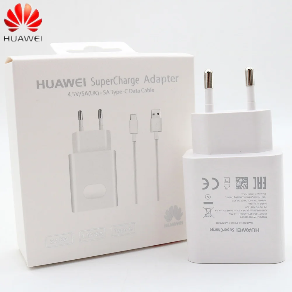 Original Huawei 4.5V 5A Supercharge Fast Charger For Huawei P10 P20 P30 Pro P20 Lite Mate 9 10 Mate 20 Pro 5A Type C-Cable
Original Huawei 4.5V 5A Supercharge Fast Charger For Huawei P10 P20 P30 Pro P20 Lite Mate 9 10 Mate 20 Pro 5A Type C-Cable