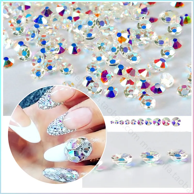 unfoiled rhinestones Transparent AB Strass Nail Rhinestone Flatback Rhinestone Diamonds Design For Nail Art Decoration
unfoiled rhinestones Transparent AB Strass Nail Rhinestone Flatback Rhinestone Diamonds Design For Nail Art Decoration