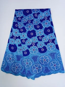 Blue New Arrivals African Swiss Voile Lace High Quality Nigerian 100% Soft Cotton Lace Fabrics With Stone 5 Yards/lot Wholesale
Blue New Arrivals African Swiss Voile Lace High Quality Nigerian 100% Soft Cotton Lace Fabrics With Stone 5 Yards/lot Wholesale