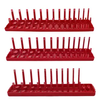 2019 Hot Sale 3Pcs Red SAE Stand Socket Organizer Tray Set Storage Drive Holder 1/4-Inch, 3/8-Inch 1/2-Inch
2019 Hot Sale 3Pcs Red SAE Stand Socket Organizer Tray Set Storage Drive Holder 1/4-Inch, 3/8-Inch 1/2-Inch