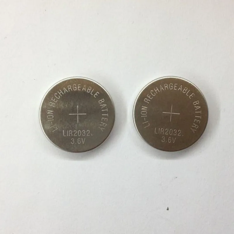 4pcs/ lot New LIR2032 3.6V Li-ion Rechargeable Button Coin Cell Battery Can Replace CR2032 for watches
4pcs/ lot New LIR2032 3.6V Li-ion Rechargeable Button Coin Cell Battery Can Replace CR2032 for watches