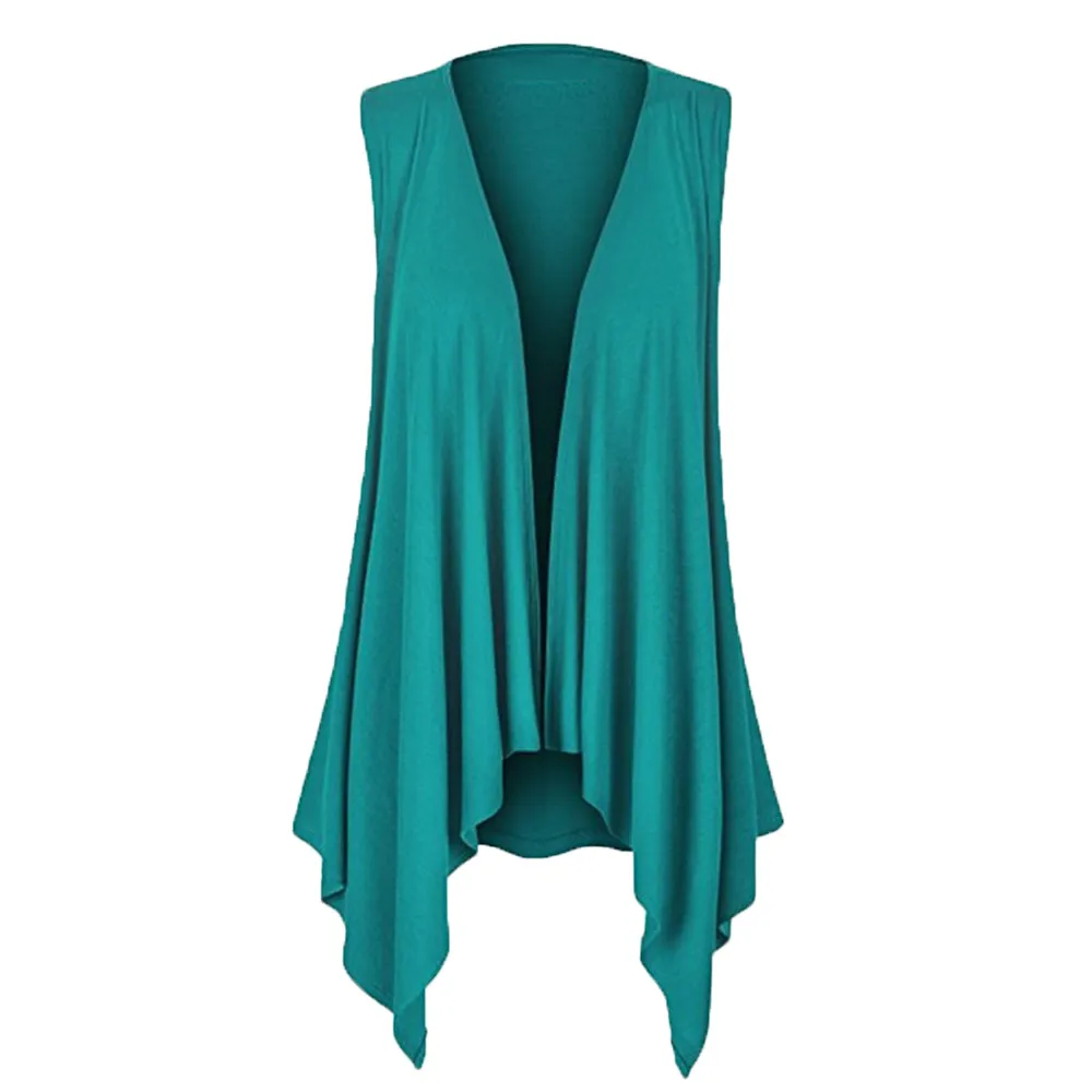 Women Blouses 2018 Summer Tops Womens Clothing Sundress Casuasl Solid Sleeveless Draped Irregular Hem Open Cardigan Top Blouse
Women Blouses 2018 Summer Tops Womens Clothing Sundress Casuasl Solid Sleeveless Draped Irregular Hem Open Cardigan Top Blouse