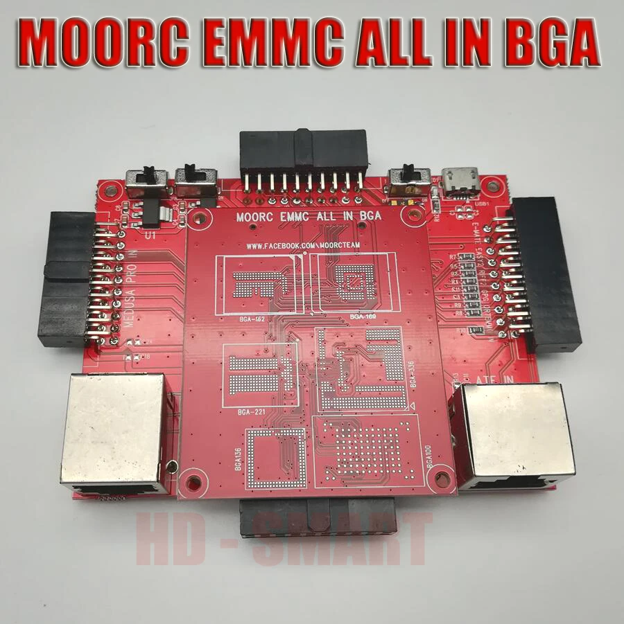 2021 Новейшее обновление Moorc eMMC ISP Адаптер E MATE 3 в 1 для Riff Z3X легкий Jtag ATF Medusa Pro UFI