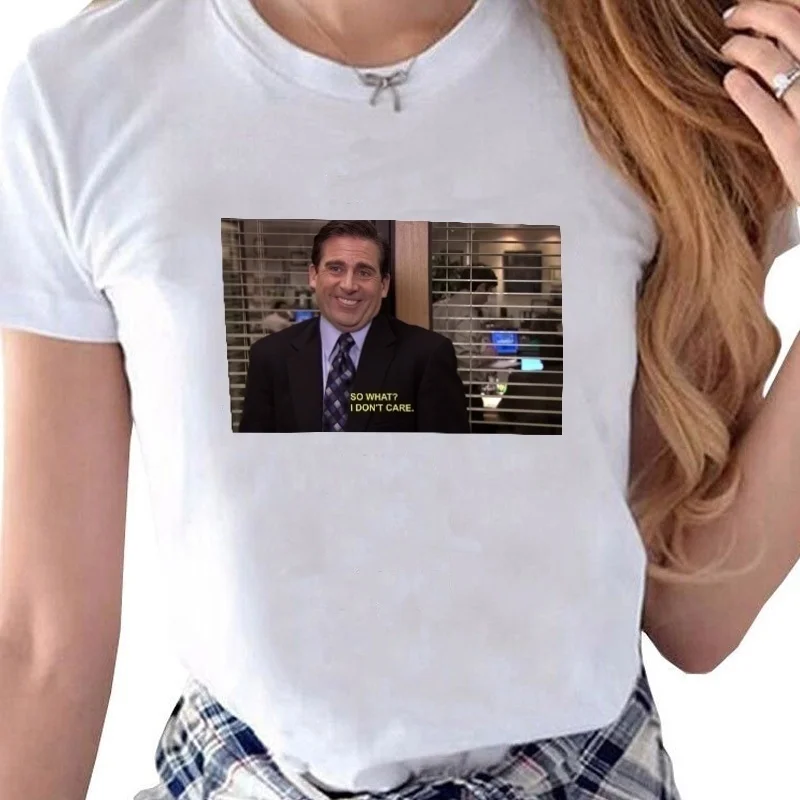 Fashionshow-JF Summer The Office TV Show Women Adult T-Shirt Casual Short Sleeve O-neck T Shirt Hip Hop Tees Tops Streetwear
Fashionshow-JF Summer The Office TV Show Women Adult T-Shirt Casual Short Sleeve O-neck T Shirt Hip Hop Tees Tops Streetwear