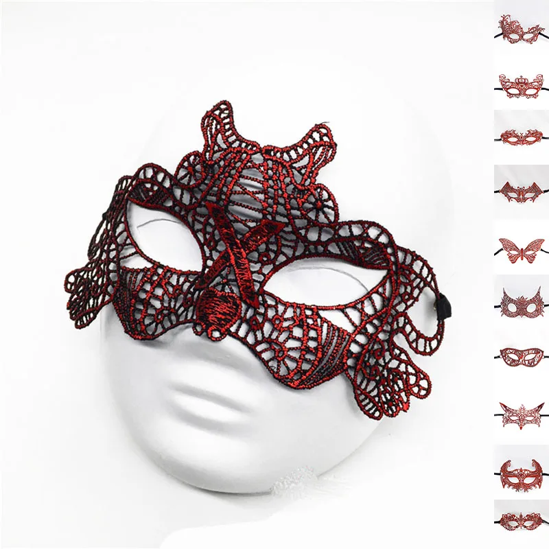 1pcs Red Color Hot Stamping Ladies Sexy Lace Masquerade Mask for Carnival Halloween Half Face Ball Party Masks Fancy Costume #10
1pcs Red Color Hot Stamping Ladies Sexy Lace Masquerade Mask for Carnival Halloween Half Face Ball Party Masks Fancy Costume #10