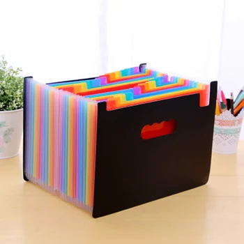 Multi-Color Plastic A4 Accordion Document File Folder Organizer with Expandable Wallet Stand
Multi-Color Plastic A4 Accordion Document File Folder Organizer with Expandable Wallet Stand