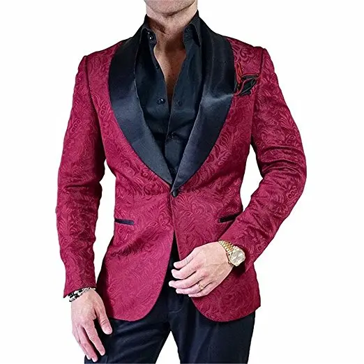 Handsome Groomsmen Embossing Groom Tuxedos Mens Wedding Dress Man Jacket Blazer Prom Dinner (Jacket+Pants+Tie) A06
Handsome Groomsmen Embossing Groom Tuxedos Mens Wedding Dress Man Jacket Blazer Prom Dinner (Jacket+Pants+Tie) A06