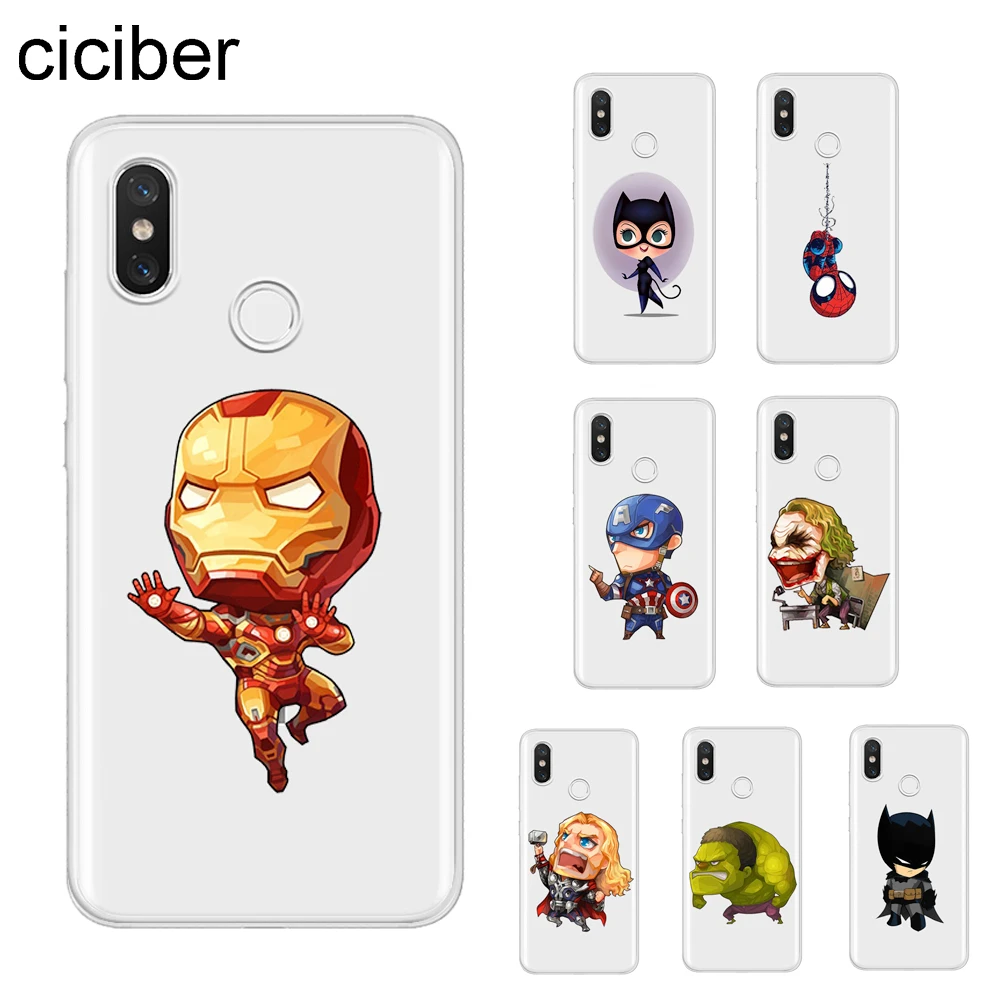 ciciber Marvel DC Iron Man Cover For Xiaomi MIX MAX 3 2 1 S Pro Phone Cases For Xiaomi A2 A1 8 6 5 X 5C 5S Plus Soft TPU Coque
ciciber Marvel DC Iron Man Cover For Xiaomi MIX MAX 3 2 1 S Pro Phone Cases For Xiaomi A2 A1 8 6 5 X 5C 5S Plus Soft TPU Coque