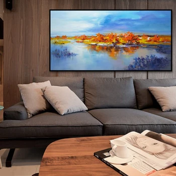 Abstract Blue Color Lake Landscape Art Modern Decoration Home Bed Room Wall Decor For Living Room Wall on Canvas
Abstract Blue Color Lake Landscape Art Modern Decoration Home Bed Room Wall Decor For Living Room Wall on Canvas