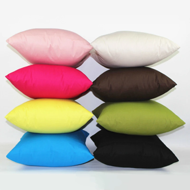 Solid Colorful 100% Cotton Thin Twill Khaki Throw Pillow Case Hotel Chair Cushion Cover For Sofa Home Decor 45x45 40x40 50 60 70
Solid Colorful 100% Cotton Thin Twill Khaki Throw Pillow Case Hotel Chair Cushion Cover For Sofa Home Decor 45x45 40x40 50 60 70