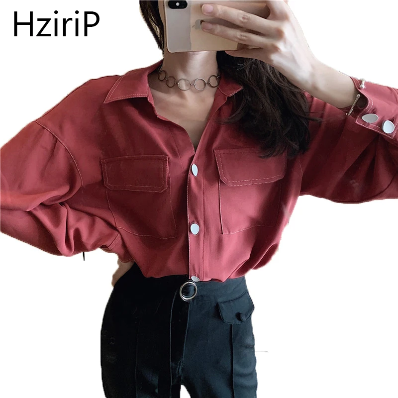 Hzirip Новинка 2019 новая свободная Женская стильная Весенняя высококачественная