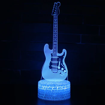 Multicolor RGB Guitar 3D Illusion Lamp 7 Color Change Touch Switch LED Night Light
Multicolor RGB Guitar 3D Illusion Lamp 7 Color Change Touch Switch LED Night Light