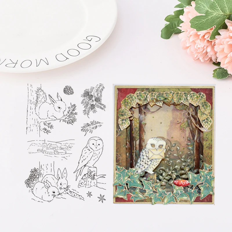Rosemary stamps Woodland Walk Clear Stamps Scrapbooking Album Sheets Clear Papre Cards Stamps Wedding Decoration
Rosemary stamps Woodland Walk Clear Stamps Scrapbooking Album Sheets Clear Papre Cards Stamps Wedding Decoration