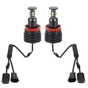 2pcs H8 LED Angel Eyes Halo Ring Lights 120W For BMW E60 E61 E71 E70 LCI E90 E91 X5 Angel Eye Headlight LED Car Headlamps
2pcs H8 LED Angel Eyes Halo Ring Lights 120W For BMW E60 E61 E71 E70 LCI E90 E91 X5 Angel Eye Headlight LED Car Headlamps