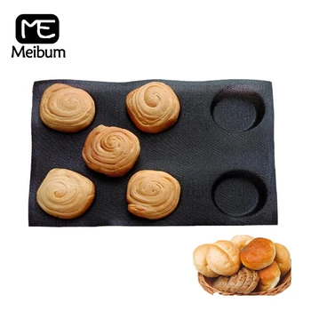Meibum 6 Cavity Silicone Bread Mold Party Homemade Hamburger Eclair Mould Make For Round Bun Non Stick Bakeware Baking Tools
Meibum 6 Cavity Silicone Bread Mold Party Homemade Hamburger Eclair Mould Make For Round Bun Non Stick Bakeware Baking Tools
