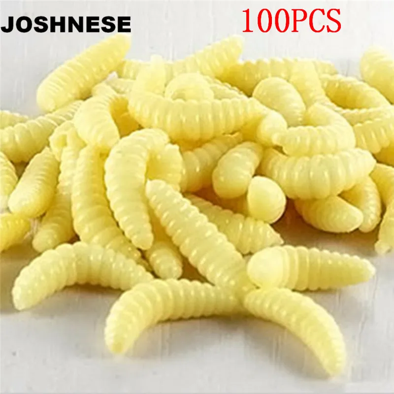 100PCS White/Pink Soft Fishing Lures Rubber Soft Bait Smell Hand Pole Bait Fishing Lure Soft Bread Bug Bionic Grubs Bait
100PCS White/Pink Soft Fishing Lures Rubber Soft Bait Smell Hand Pole Bait Fishing Lure Soft Bread Bug Bionic Grubs Bait