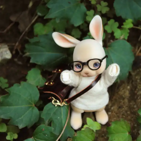 Hehe Bjd Tobi Baik Wajah Boneka Kecil Hewan Peliharaan Kelinci
