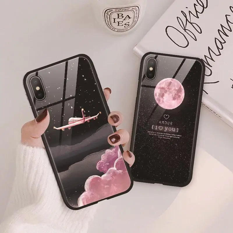Shockproof Tempered Glass Case for iPhone 7 Plus 7Plus 8 8Plus 6 6S Cover For Coque iPhone XS MAX XR 10 Glass Case Luxury Girl
Shockproof Tempered Glass Case for iPhone 7 Plus 7Plus 8 8Plus 6 6S Cover For Coque iPhone XS MAX XR 10 Glass Case Luxury Girl