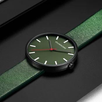 Fashion Simple Watch Men Top Brand GUANQIN Ultrathin Quartz Watch Sapphire mirror Waterproof Leather watchband Relogio masculino
Fashion Simple Watch Men Top Brand GUANQIN Ultrathin Quartz Watch Sapphire mirror Waterproof Leather watchband Relogio masculino
