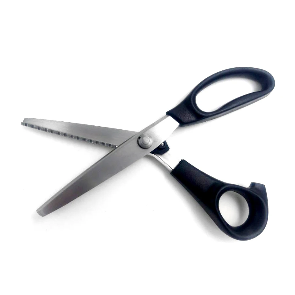 Retail tailor scissors dressmaker DIY zig zag fabrics scissors stainless steel 23cm full length
Retail tailor scissors dressmaker DIY zig zag fabrics scissors stainless steel 23cm full length