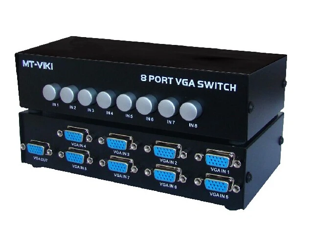 8 Ports Input 1 port output Manual Desktop VGA Video Monitor Splitter Switch Box Widescreen HD
8 Ports Input 1 port output Manual Desktop VGA Video Monitor Splitter Switch Box Widescreen HD