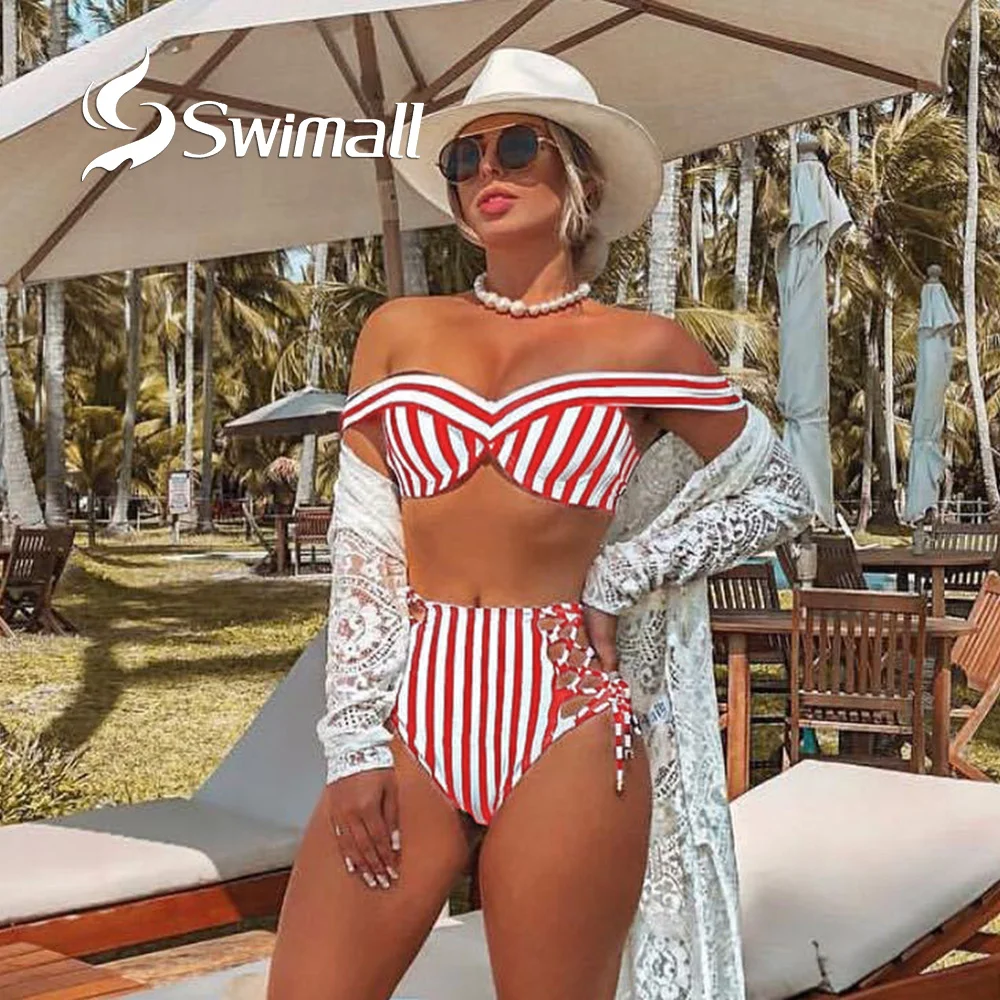 2019 High Waist Bikini Women Swimwear Push Up Swimsuit Striped Two Pieces Bikini Set Bathing Suit Beachwear Swim Suit Female
2019 High Waist Bikini Women Swimwear Push Up Swimsuit Striped Two Pieces Bikini Set Bathing Suit Beachwear Swim Suit Female