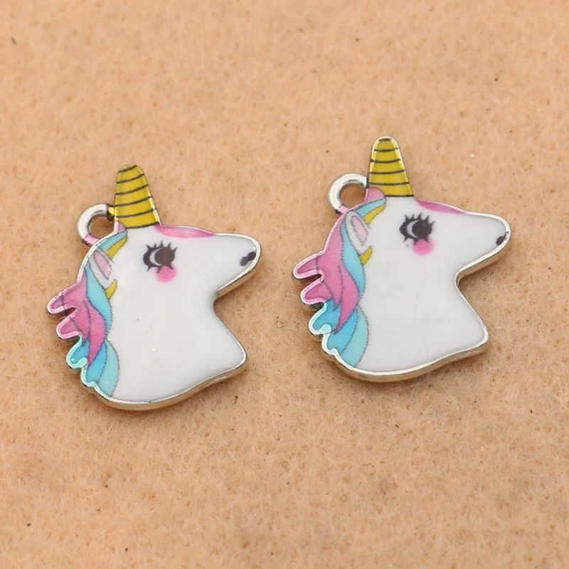 5pcs Enamel Unicorn Charms Pendants Jewelry Making Bracelet Accessories Diy Jewelry Findings 22x18mm
5pcs Enamel Unicorn Charms Pendants Jewelry Making Bracelet Accessories Diy Jewelry Findings 22x18mm