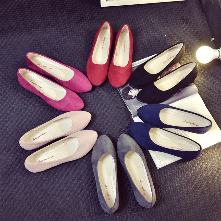 Фото 2019 Latest Women Ladies Slip On Flat Shoes Sandals Casual Ballerina Office Work 40** | Обувь