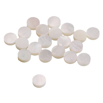 SEWS-White Mother of Pearl Shell Dot Fret Inlay Maker 6mm for Guitar Fingerboard (Pack of 20)
SEWS-White Mother of Pearl Shell Dot Fret Inlay Maker 6mm for Guitar Fingerboard (Pack of 20)