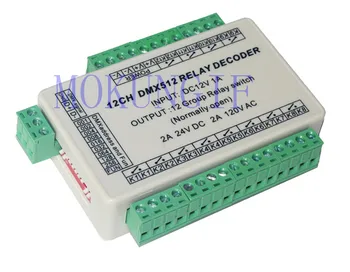 12CH Relay switch dmx512 signal Controller, WS-DMX-RELAY-12CH relay output,,only use the signal control,can't use power control
12CH Relay switch dmx512 signal Controller, WS-DMX-RELAY-12CH relay output,,only use the signal control,can't use power control