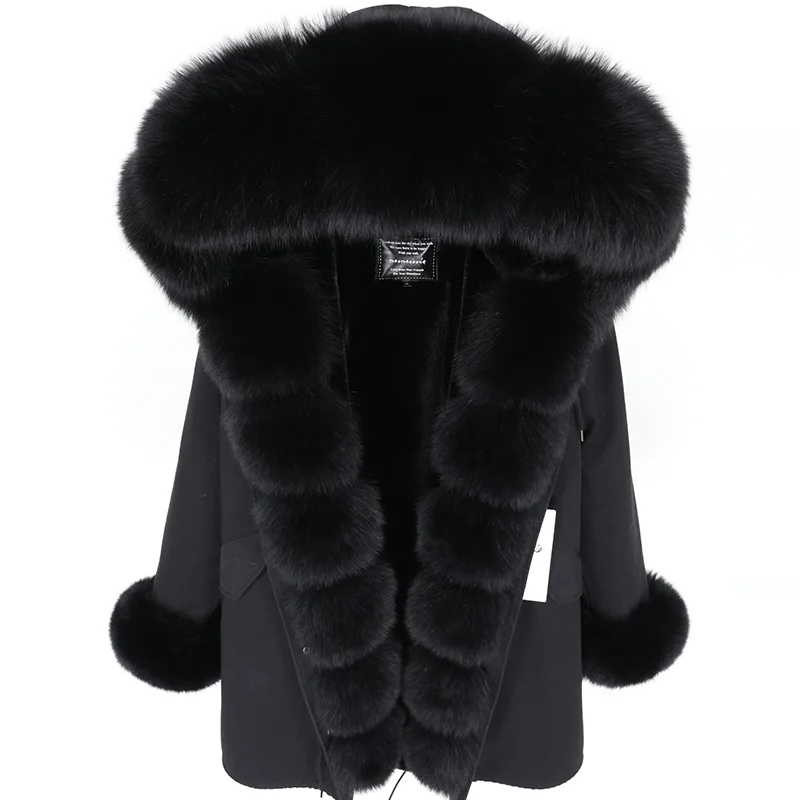 2019 Long Parka Winter Jacket Women Real Fur Coat Natural Fox Fur Collar Thick Warm Streetwear Brand Luxury New Fashion parkas
2019 Long Parka Winter Jacket Women Real Fur Coat Natural Fox Fur Collar Thick Warm Streetwear Brand Luxury New Fashion parkas