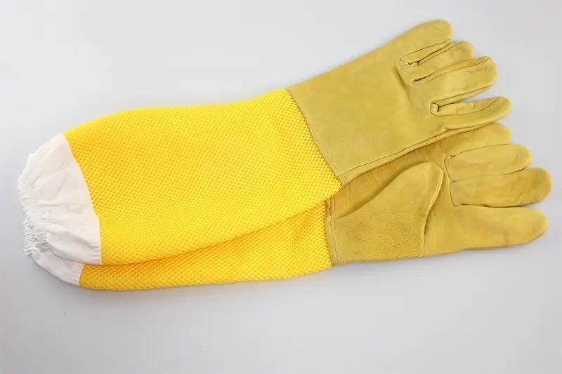 ZSTPETFARMAnti bee gloves yellow sheepskin gloves long mesh breathable hollow bees sting out special products wholesale
ZSTPETFARMAnti bee gloves yellow sheepskin gloves long mesh breathable hollow bees sting out special products wholesale