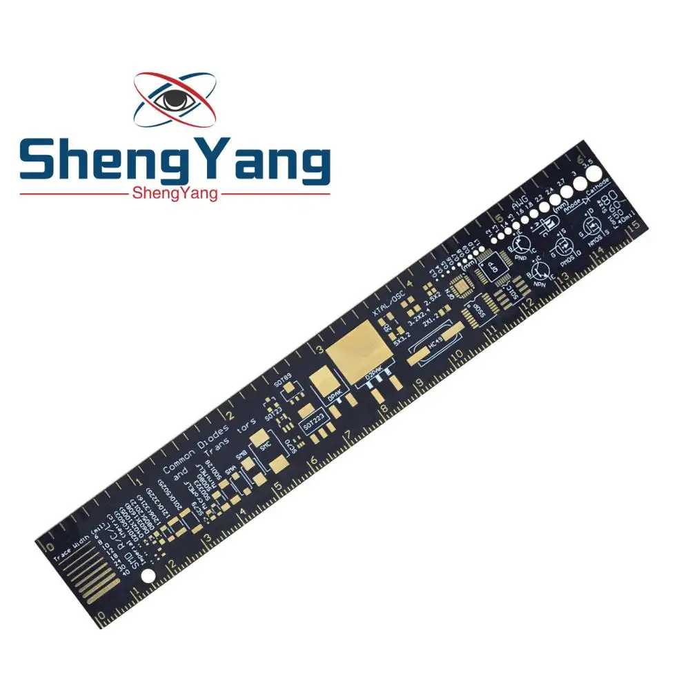 ShengYang PCB Ruler For Electronic Engineers For Geeks Makers For Arduino Fans PCB Reference Ruler PCB Packaging Units v2 - 6
ShengYang PCB Ruler For Electronic Engineers For Geeks Makers For Arduino Fans PCB Reference Ruler PCB Packaging Units v2 - 6