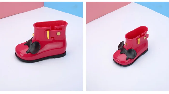 Waterproof Child Rubber Boots Jelly Soft Mouse Ears Infant Shoe Girl Rain Boots Baby Kids Rainboots Girls Children Rain Shoes 546 (10)