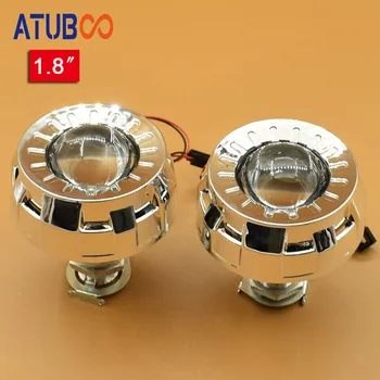 1.8" Mini HID Bi xenon Headlight Projector Lens+Mini Gatling Gun Shrouds For Cars/Motorcycle H7 H4 Car Styling
1.8" Mini HID Bi xenon Headlight Projector Lens+Mini Gatling Gun Shrouds For Cars/Motorcycle H7 H4 Car Styling
