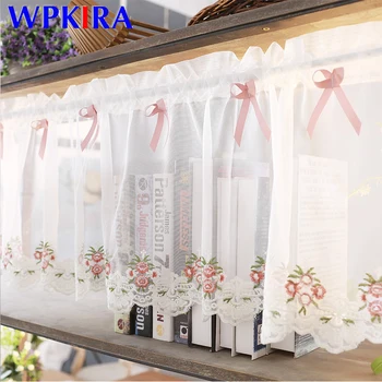 American Country Nordic Lace Small Curtain Gauze Half-Curtain Embroiderd Kitchen Cafe Short Panel Dust Curtain Home Yarn SQ015D3
American Country Nordic Lace Small Curtain Gauze Half-Curtain Embroiderd Kitchen Cafe Short Panel Dust Curtain Home Yarn SQ015D3