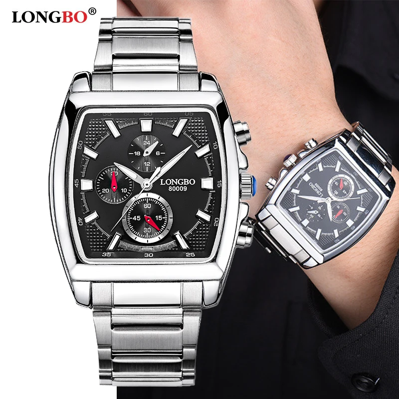 LONGBO Fashion Mens Watches Top Brand Luxury Square Dial Male Sports Watch Men Stainless Steel Strap Watch Relogio Masculino
LONGBO Fashion Mens Watches Top Brand Luxury Square Dial Male Sports Watch Men Stainless Steel Strap Watch Relogio Masculino