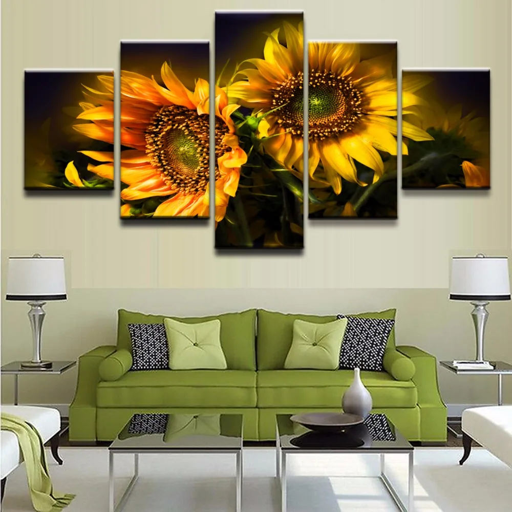 Canvas Painting For Living Room Home Decorative HD Printed Framework Modular Posters 5 Pieces Sunflower Pictures Wall Art
Canvas Painting For Living Room Home Decorative HD Printed Framework Modular Posters 5 Pieces Sunflower Pictures Wall Art
