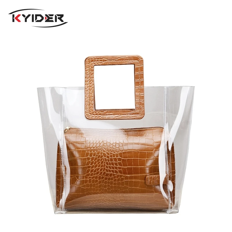 KYIDER Women Composite Bags Transparent Handbags Women's Fashion Beach Bags Summer Shoulder Bags Casual Handbags
KYIDER Women Composite Bags Transparent Handbags Women's Fashion Beach Bags Summer Shoulder Bags Casual Handbags