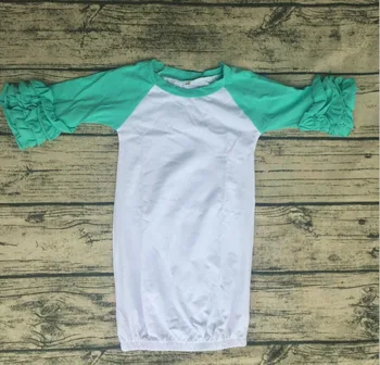 Pictures of Baby Soft knit Cotton Sleep Night dress raglan sleeve Baby Gown Ruffle Sleeves 0-3years old 
Pictures of Baby Soft knit Cotton Sleep Night dress raglan sleeve Baby Gown Ruffle Sleeves 0-3years old